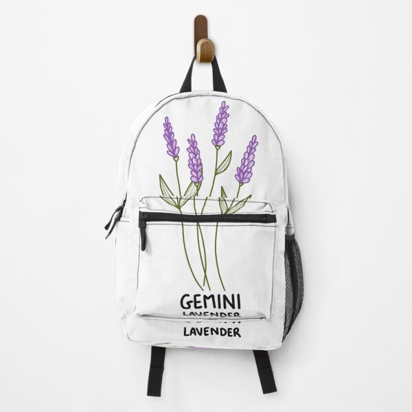 Item preview, Flores del zodiaco Géminis Lavanda designed and sold by Hazyhorizons.