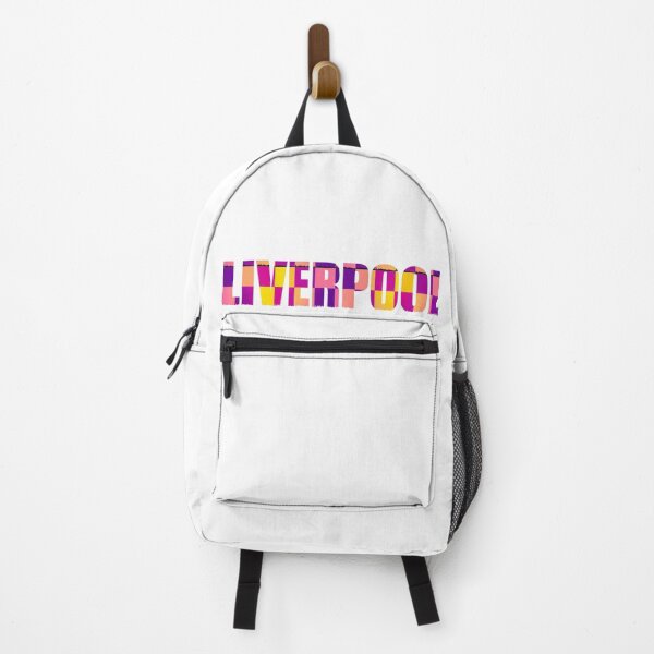Item preview, Liverpool text with cityscape sunset gradient pattern background 2 designed and sold by Paul Madden.