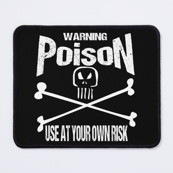 Item preview, Warning Skull Poison Label Use at your own Risk #4 designed and sold by SimonSay.
