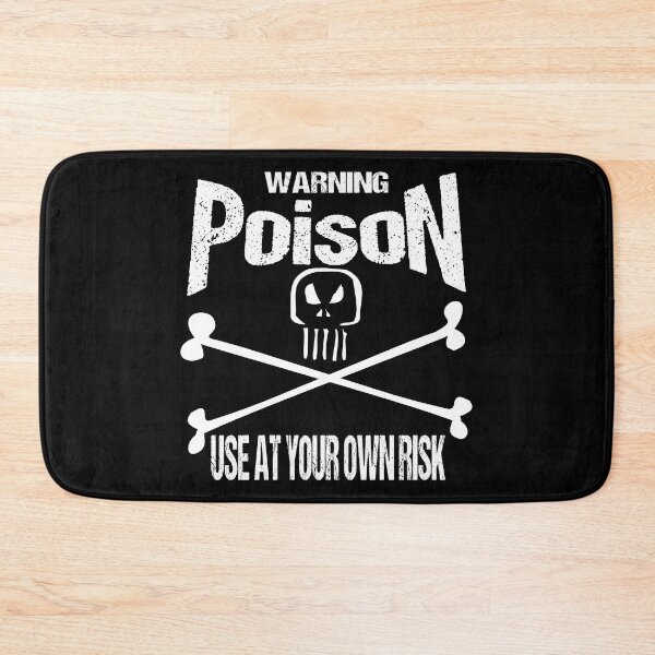 Item preview, Warning Skull Poison Label Use at your own Risk #4 designed and sold by SimonSay.