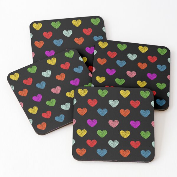 Item preview, cute rainbow hearts designed and sold by LaurenPittaway.