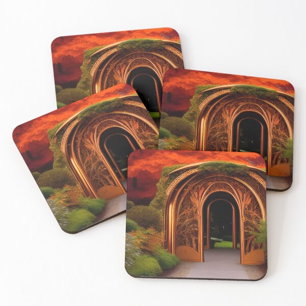 Item preview, The Arch to the Secret Garden of Autumn designed and sold by DreamyEscapism.