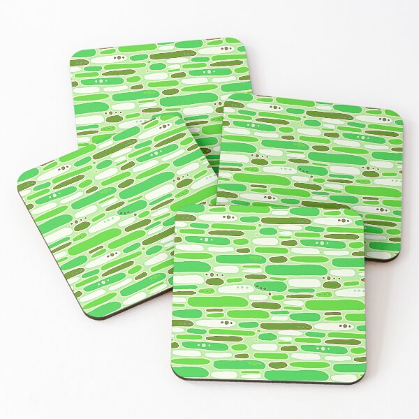 Item preview, Mid-Century Modern Green, Cream, And Lime Abstract Pattern designed and sold by DEC02.