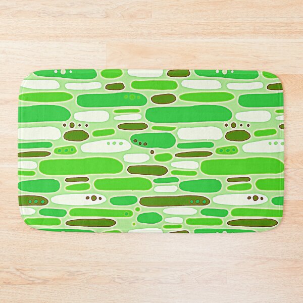 Item preview, Mid-Century Modern Green, Cream, And Lime Abstract Pattern designed and sold by DEC02.