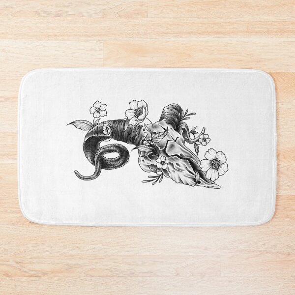 Item preview, Floral Ram Skull  designed and sold by AlaynaChloe.