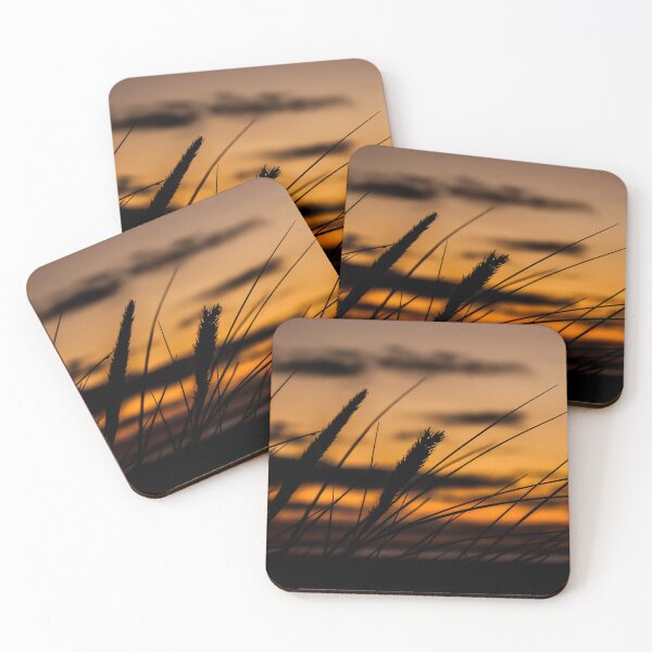 Item preview, Sunset Through The Dune Grass at Cefn Sidan Pembrey Wales designed and sold by stevehuggett.