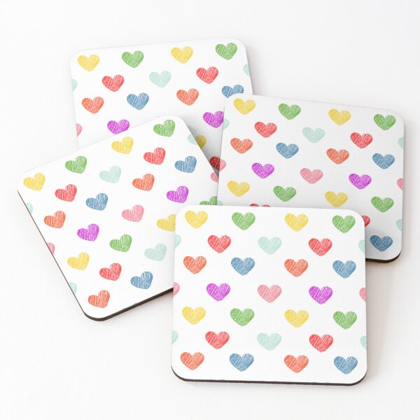 Item preview, cute rainbow hearts designed and sold by LaurenPittaway.