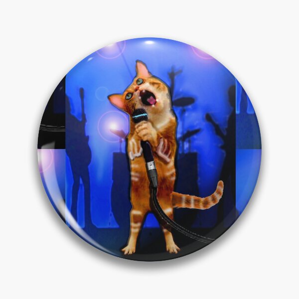 Item preview, espdzines-cat singer designed and sold by EspDzines.