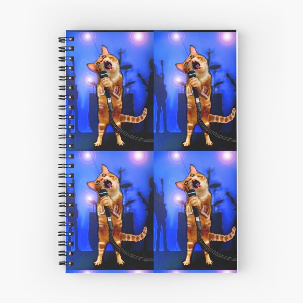Item preview, espdzines-cat singer designed and sold by EspDzines.
