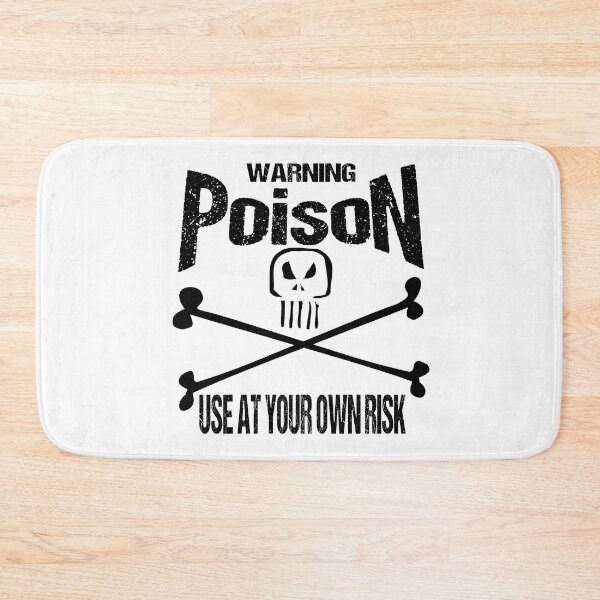 Item preview, Warning Skull Poison Label Use at your own Risk #5 designed and sold by SimonSay.