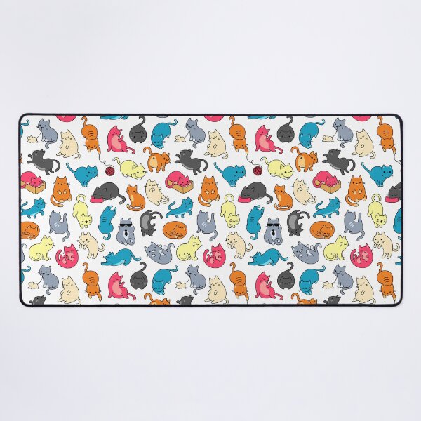 Item preview, Colorful Cats and Kittens Pattern  designed and sold by BluePlanet.