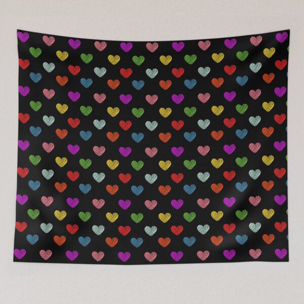 Item preview, cute rainbow hearts designed and sold by LaurenPittaway.