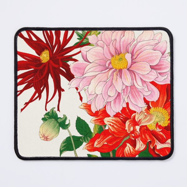 Item preview, Vintage print - Dahlias designed and sold by VeroBDesign.