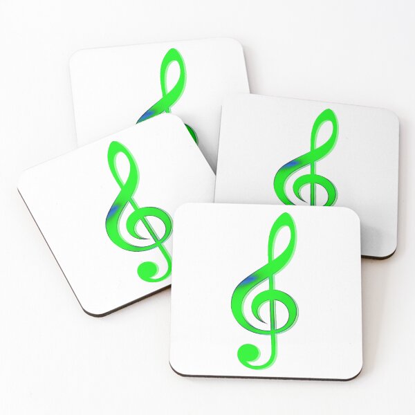 Item preview, Green Treble Clef, Music Style designed and sold by Dven-Clothes.