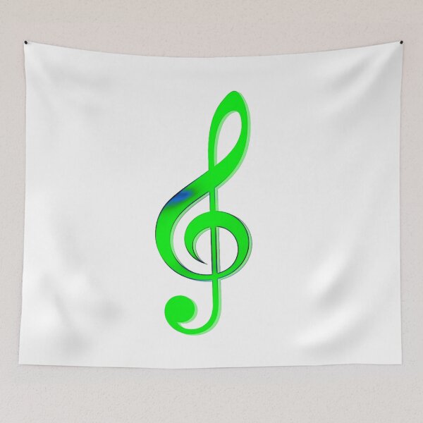 Item preview, Green Treble Clef, Music Style designed and sold by Dven-Clothes.