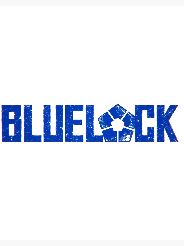 Blue Lock Logo | Impression rigide