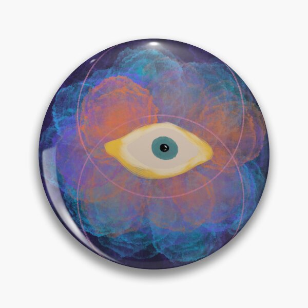 Item preview, Cosmic eye nebula pattern and vesica piscis art design  designed and sold by LynseysArtShop.