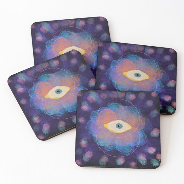 Item preview, Cosmic eye nebula pattern and vesica piscis art design  designed and sold by LynseysArtShop.