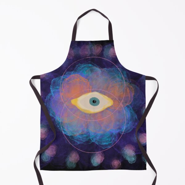 Item preview, Cosmic eye nebula pattern and vesica piscis art design  designed and sold by LynseysArtShop.