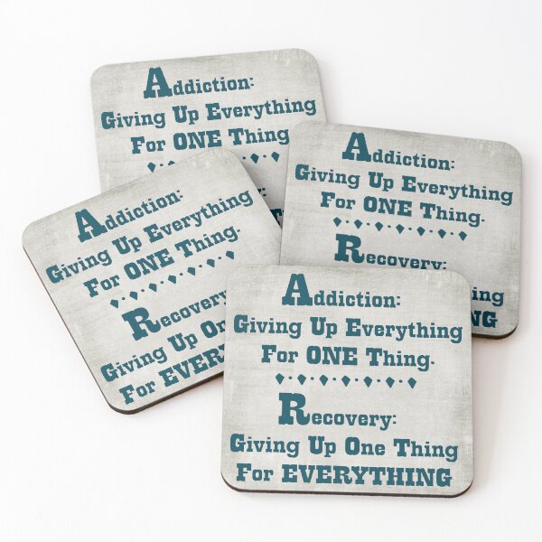 Item preview, Addiction Giving Up Everything For One Thing, Recovery Giving Up One Thing For Everything designed and sold by handsoftime2020.
