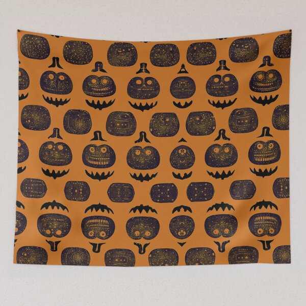 Item preview, smiling pumpkins designed and sold by Esmiovel.