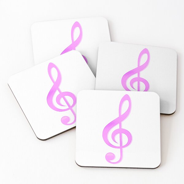 Item preview, Pink Treble Clef, Music Style designed and sold by Dven-Clothes.