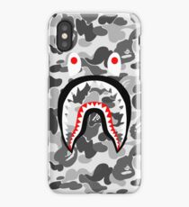 White sark pattern iPhone Case