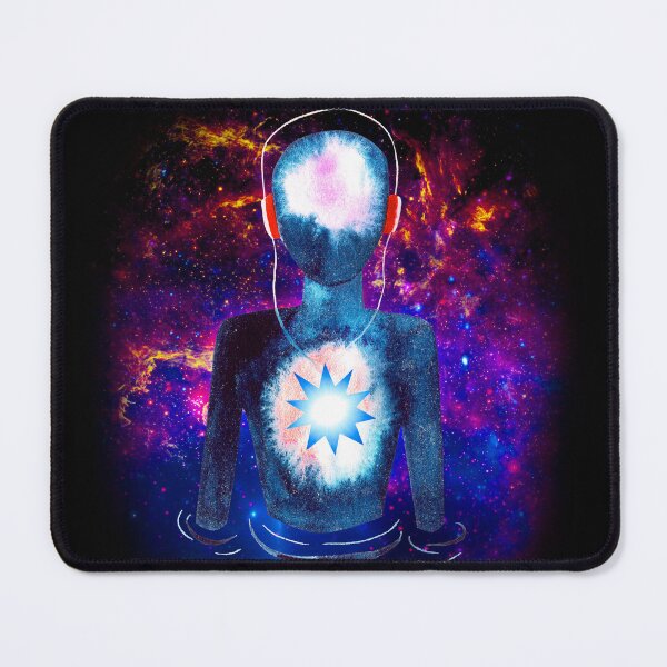 Item preview, Milky Way Meditation Man designed and sold by RealmsBeyond.