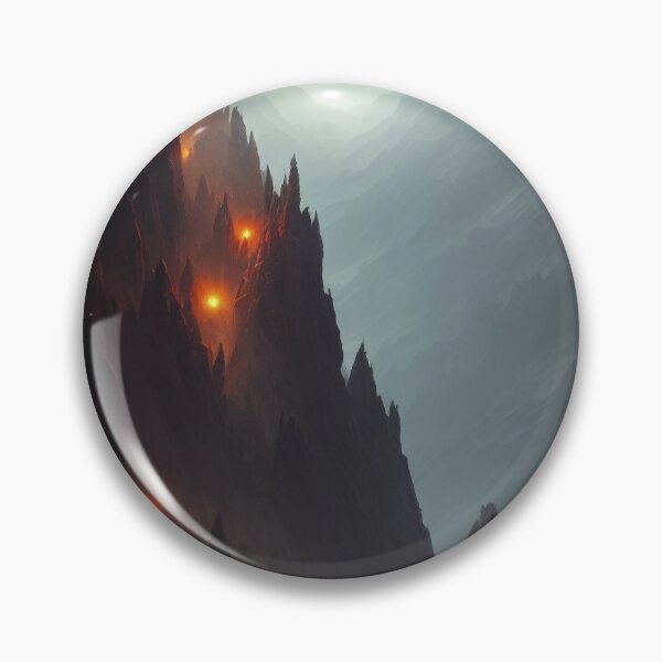 Item preview, Glowing Moonlit Mountain designed and sold by Emitropy.