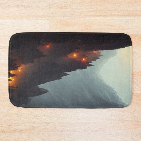 Item preview, Glowing Moonlit Mountain designed and sold by Emitropy.