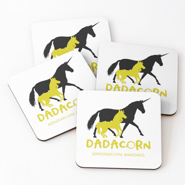 Item preview, Adenosarcoma Awareness Dad Unicorn Dadacorn Support Adenosarcoma Warrior  designed and sold by RunningShop.