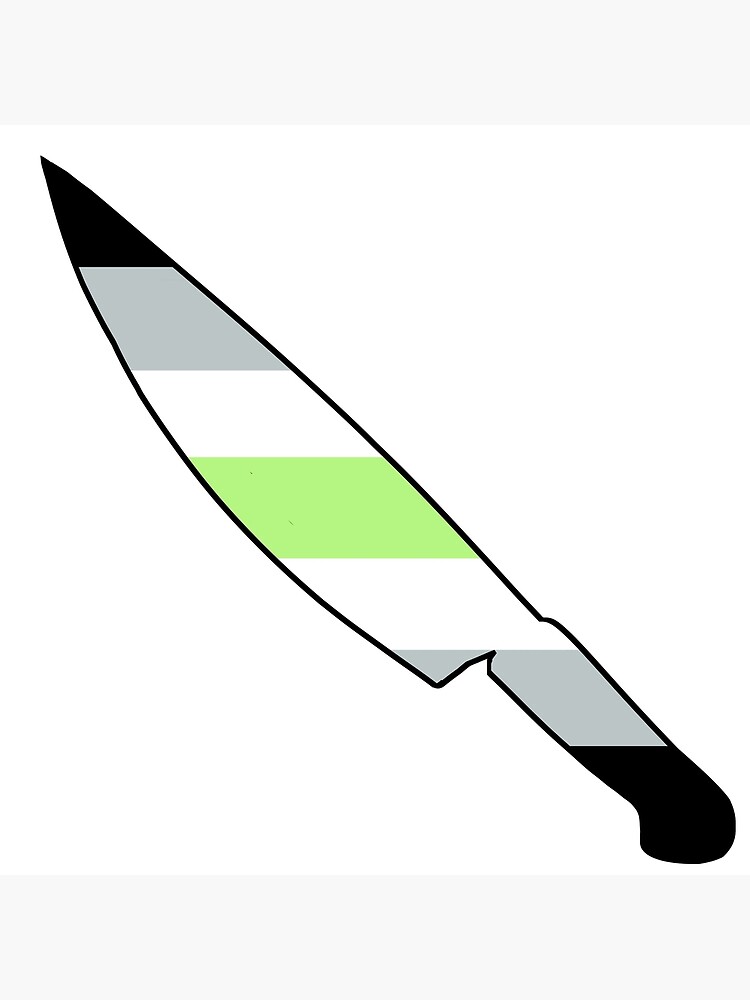 "Knife Emoji Agender" Poster for Sale by Draikinator Redbubble