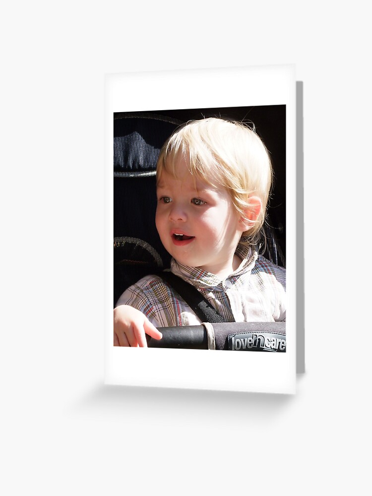 Thumbnail 1 of 2, Greeting Card, Decklan designed and sold by theoddshot.