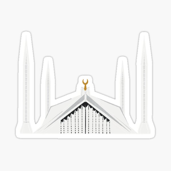 Item preview, Faisal Mosque Stickers and Designs: Exquisite Islamic Artistry at Its Finest designed and sold by Squziie.