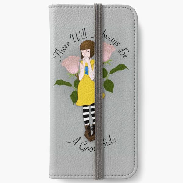 Fran Bow - Flowers 1 + Quote iPhone Wallet