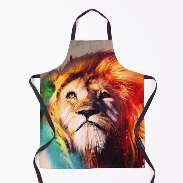Item preview, Colorful lion 2, abstract art designed and sold by zeljana0504.