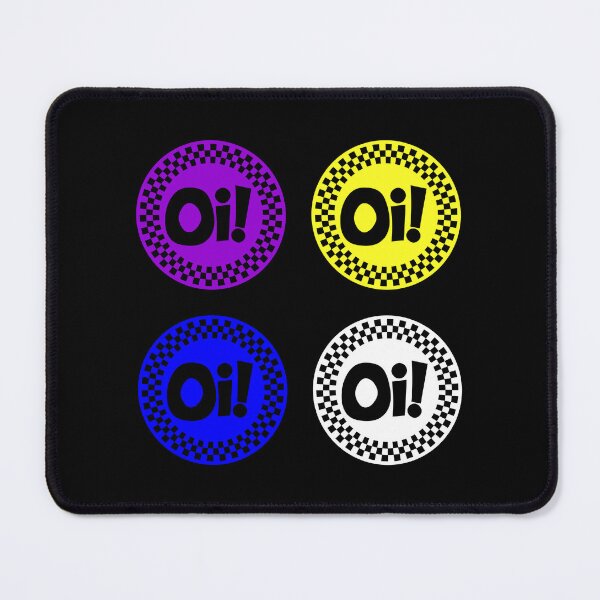 Item preview, Oi-Checker Circle Sticker Pack--Dark Violet, Laser Lemon, Blue, & White designed and sold by SCHPiDAUU.