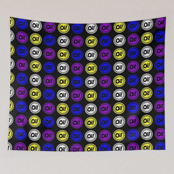 Item preview, Oi-Checker Circle Sticker Pack--Dark Violet, Laser Lemon, Blue, & White designed and sold by SCHPiDAUU.
