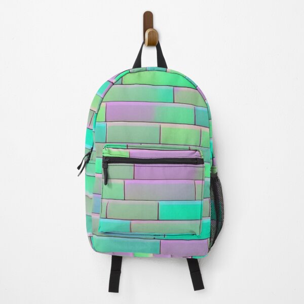 Item preview, Brick Wall Pattern with Textures in Beautiful Neon Colors designed and sold by Evolvity.