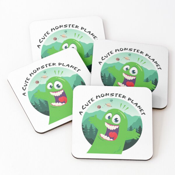 Item preview, A cute monster planet  designed and sold by The Love Quill.