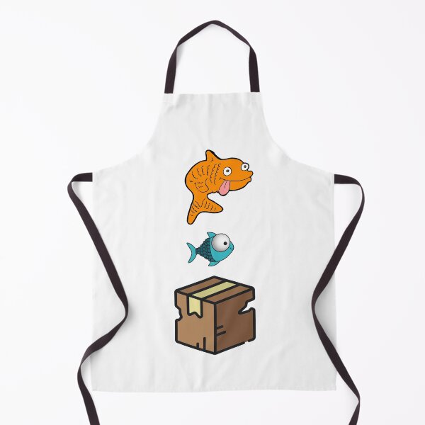 Item preview, Big Fish Little Fish Cardboard Box - Cartoon Style designed and sold by ImagesDesigns.