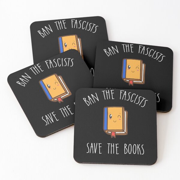 Item preview, Ban the fascists save the books - Bookworms designed and sold by Raiko-art.