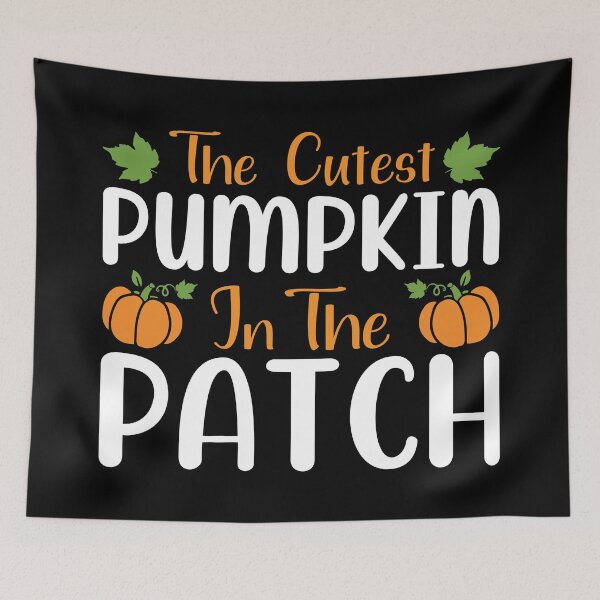 Item preview, The Cutest Pumpkin In the Patch funny cute halloween quote designed and sold by absolutdesign.