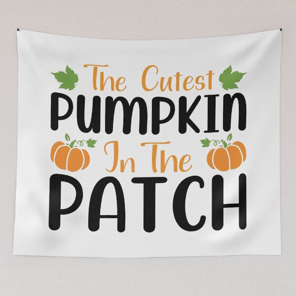 Item preview, The Cutest Pumpkin In the Patch funny cute halloween quote designed and sold by absolutdesign.