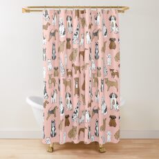 Poodle Shower Curtains Redbubble