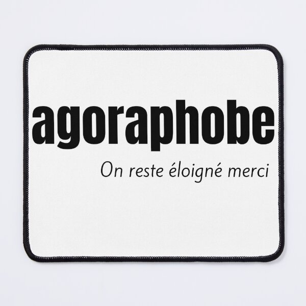 Item preview, "AGORAPHOBE (We stay away thank you) TEE SHIRT designed and sold by monoso0607.