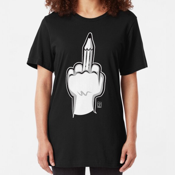 Freedom of sketch (dark tshirt) Slim Fit T-Shirt