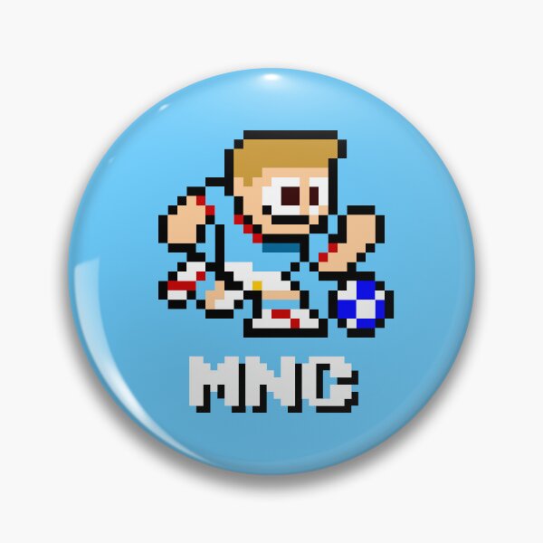 Item preview, Manchester City (8-bit Football / Soccer Player) designed and sold by The Armorsmith.