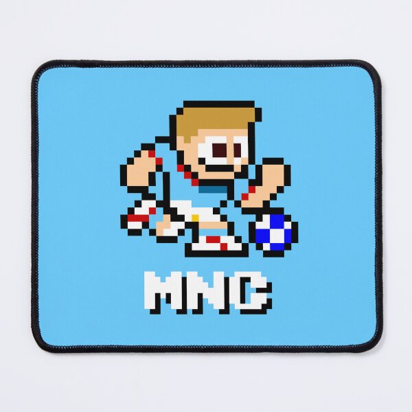 Item preview, Manchester City (8-bit Football / Soccer Player) designed and sold by The Armorsmith.