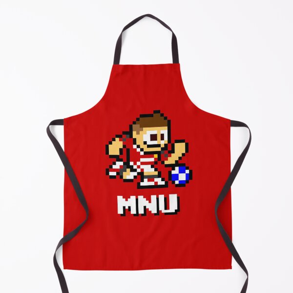 Aperçu de l'œuvre Ronaldo Manchester United (joueur de football / football 8 bits) créée et vendue par The Armorsmith.